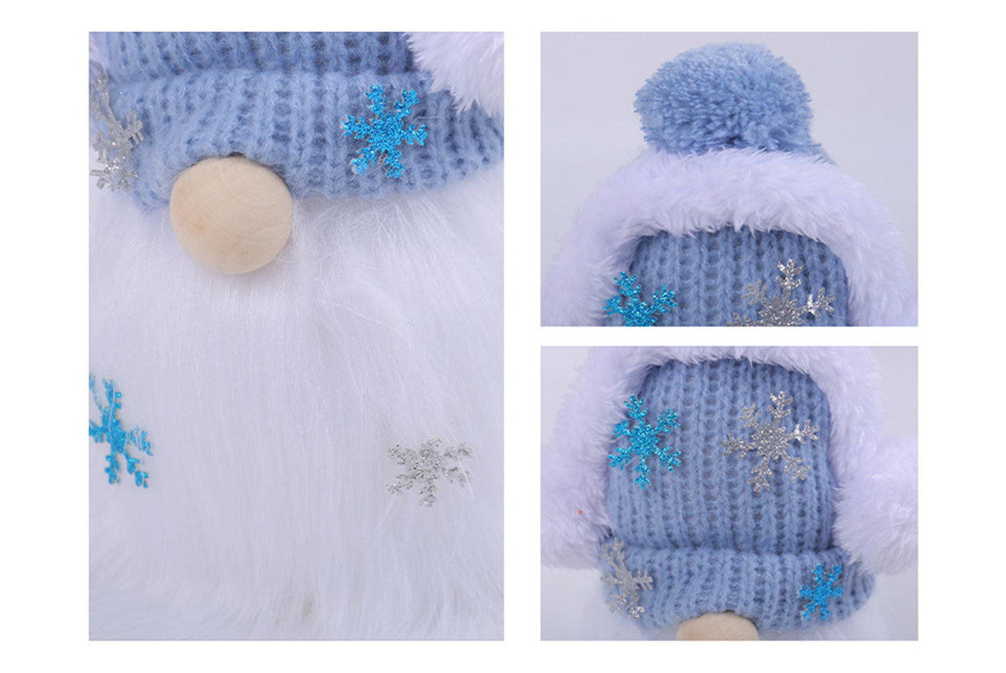 Children's Christmas Gift - Light-Up Musical Knitted Hat Doll