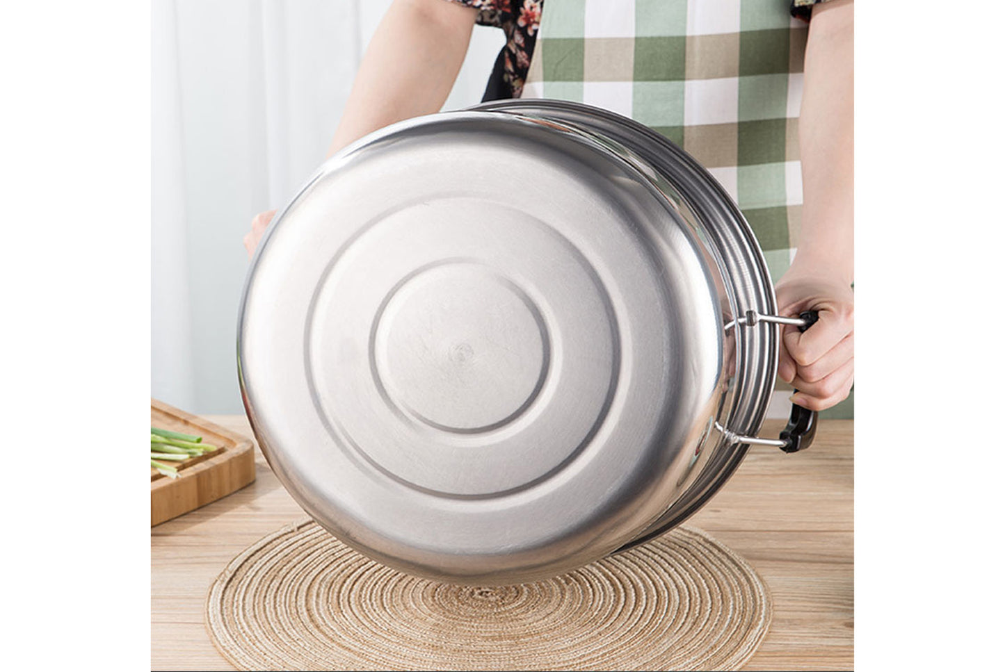 **Multi-Layer Stainless Steel Steamer (Double/Triple Layer Available)**