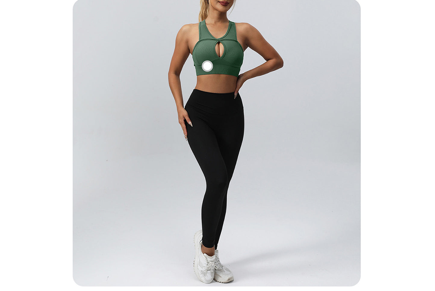 **High-Strength Shock-Insulating Sports Bra (Beautiful Back Yoga Bra)**