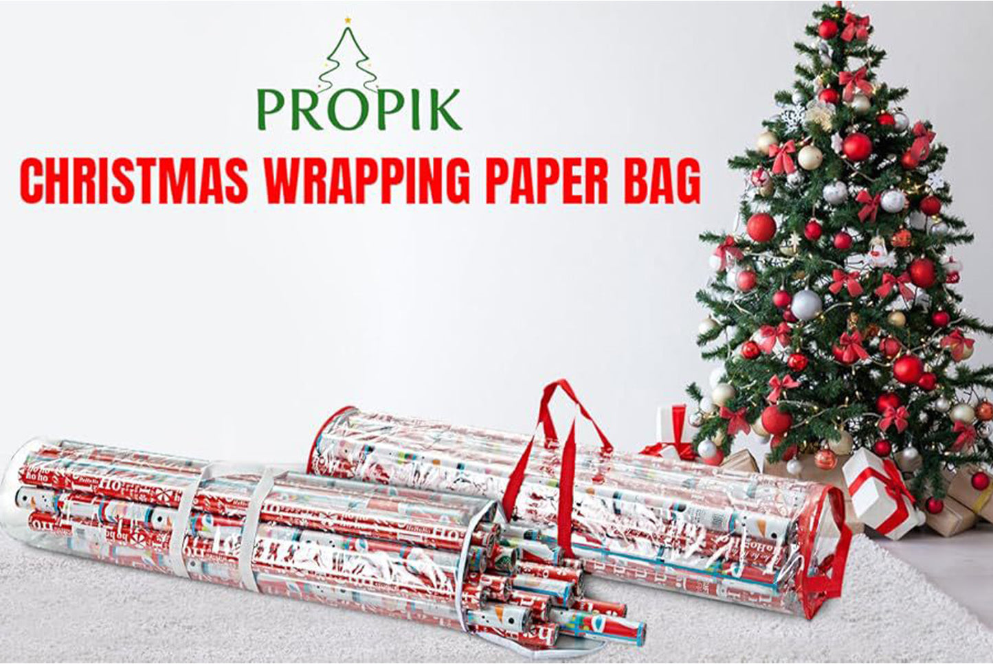 Transparent PVC Paper Decor Storage Bag