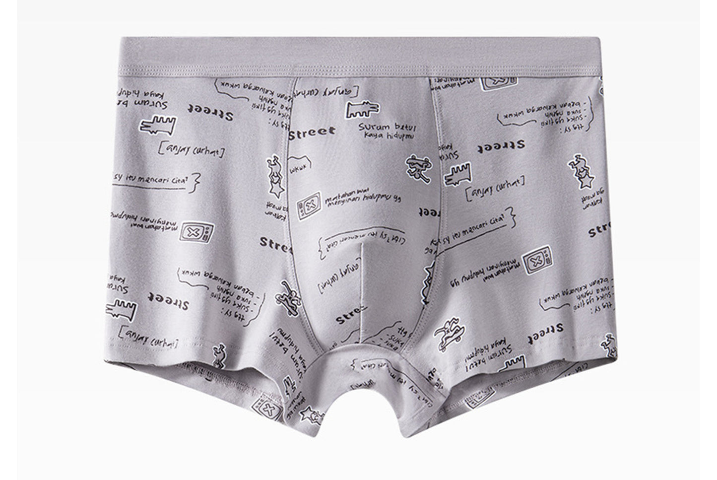 Men's Class A Pure Cotton Summer Sports Boxer Briefs
