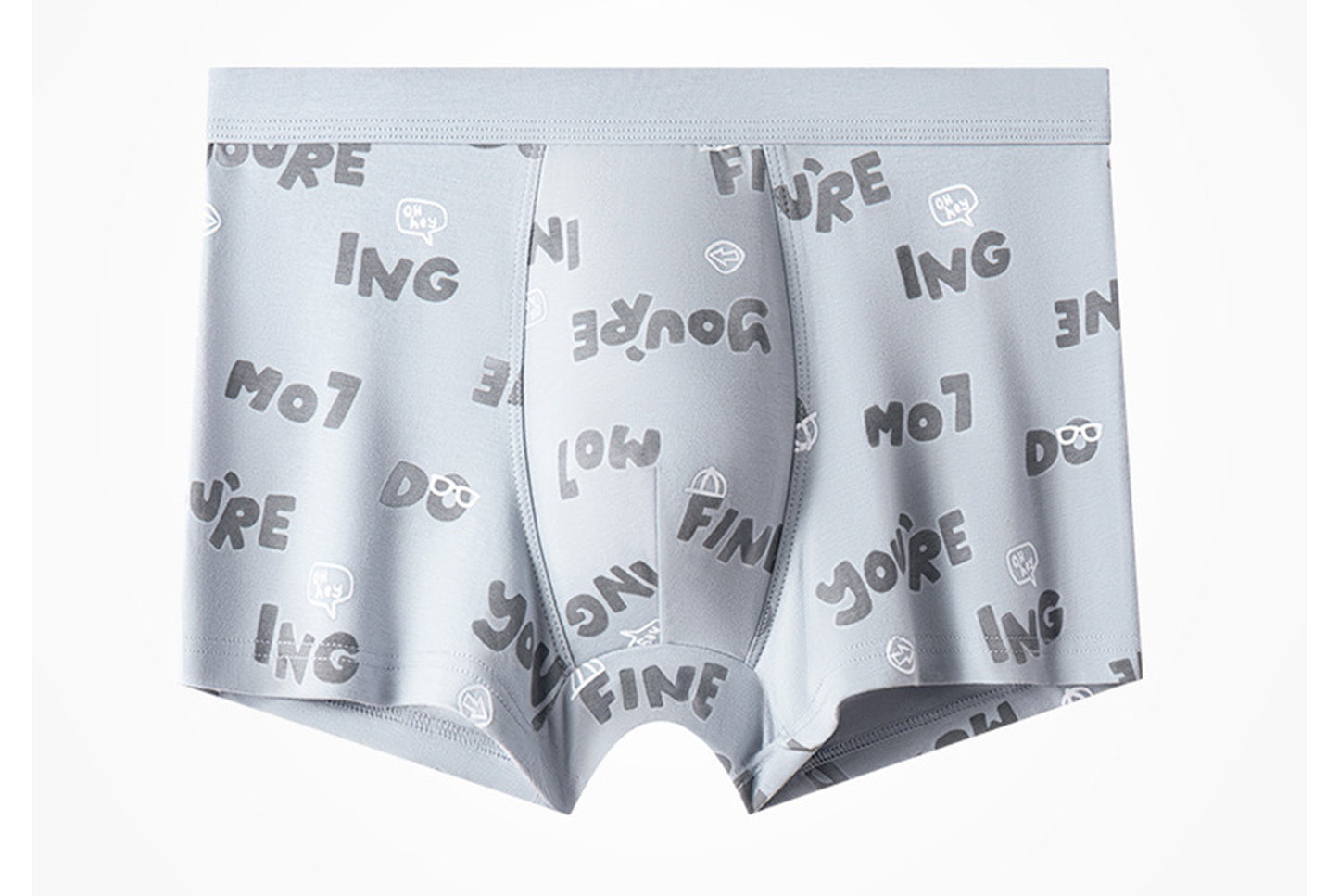 Men's Class A Pure Cotton Summer Sports Boxer Briefs