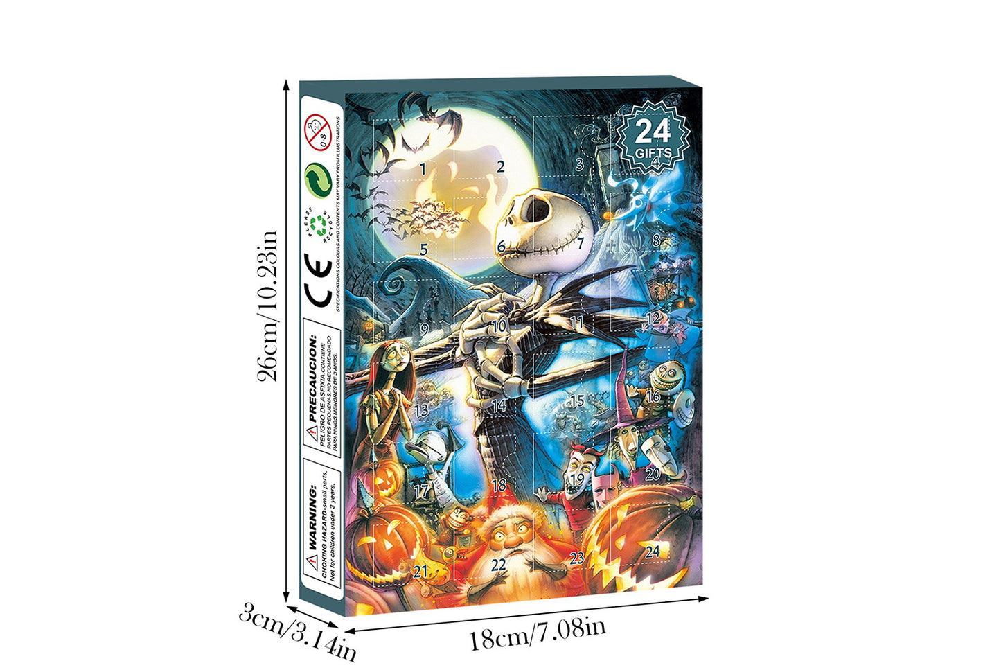 Halloween Skull Jack Advent Calendar Box