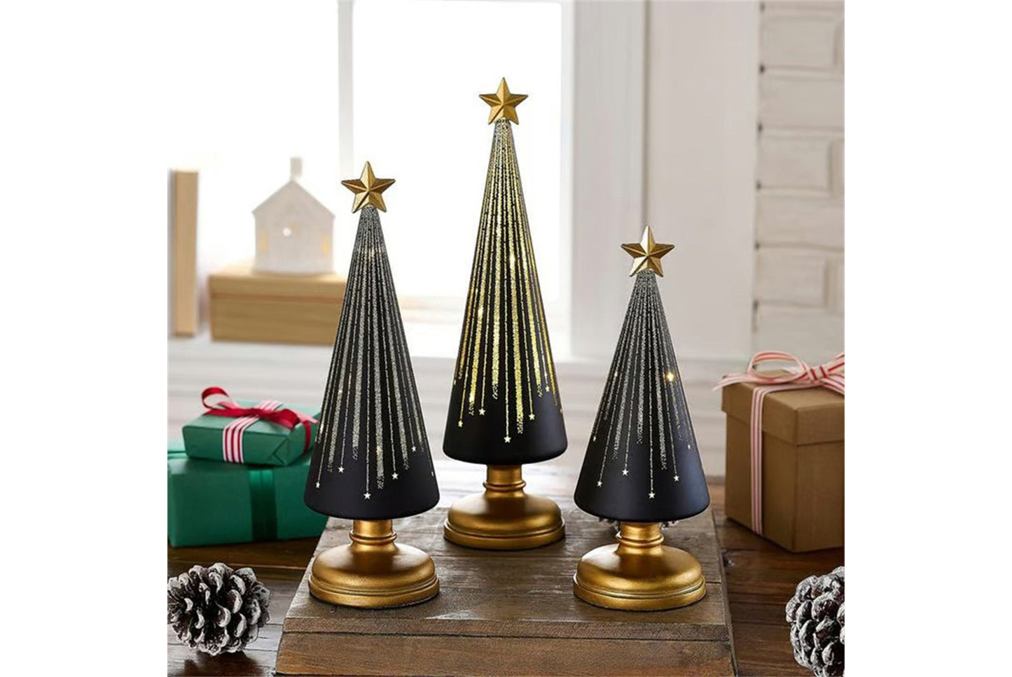 Valerie Parr Hill Starry Night Christmas Tree Ornaments