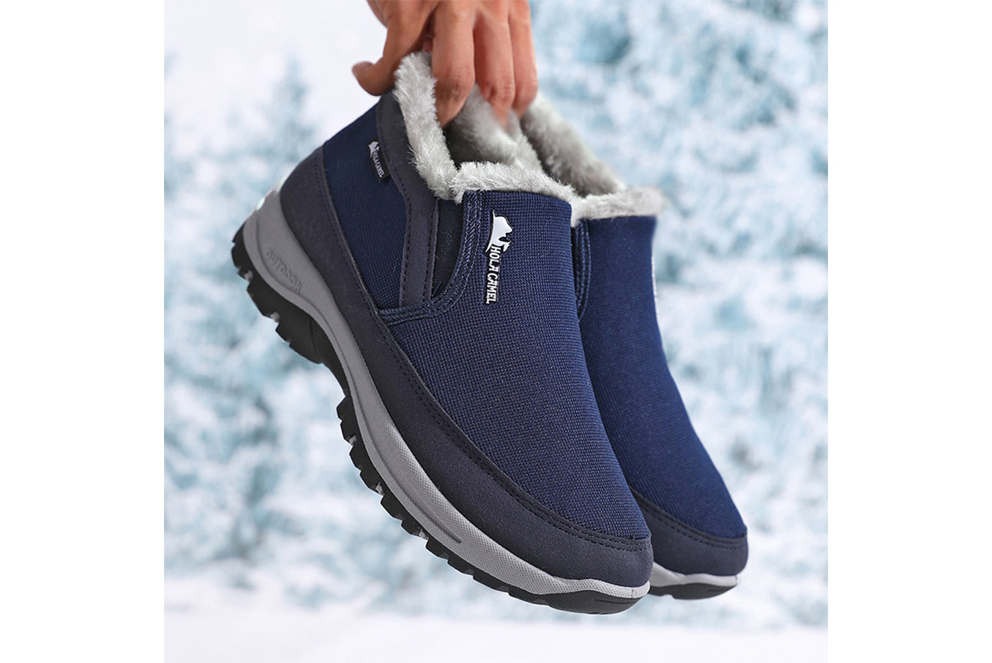 **Men's Outdoor Casual Lightweight Cotton Shoes**