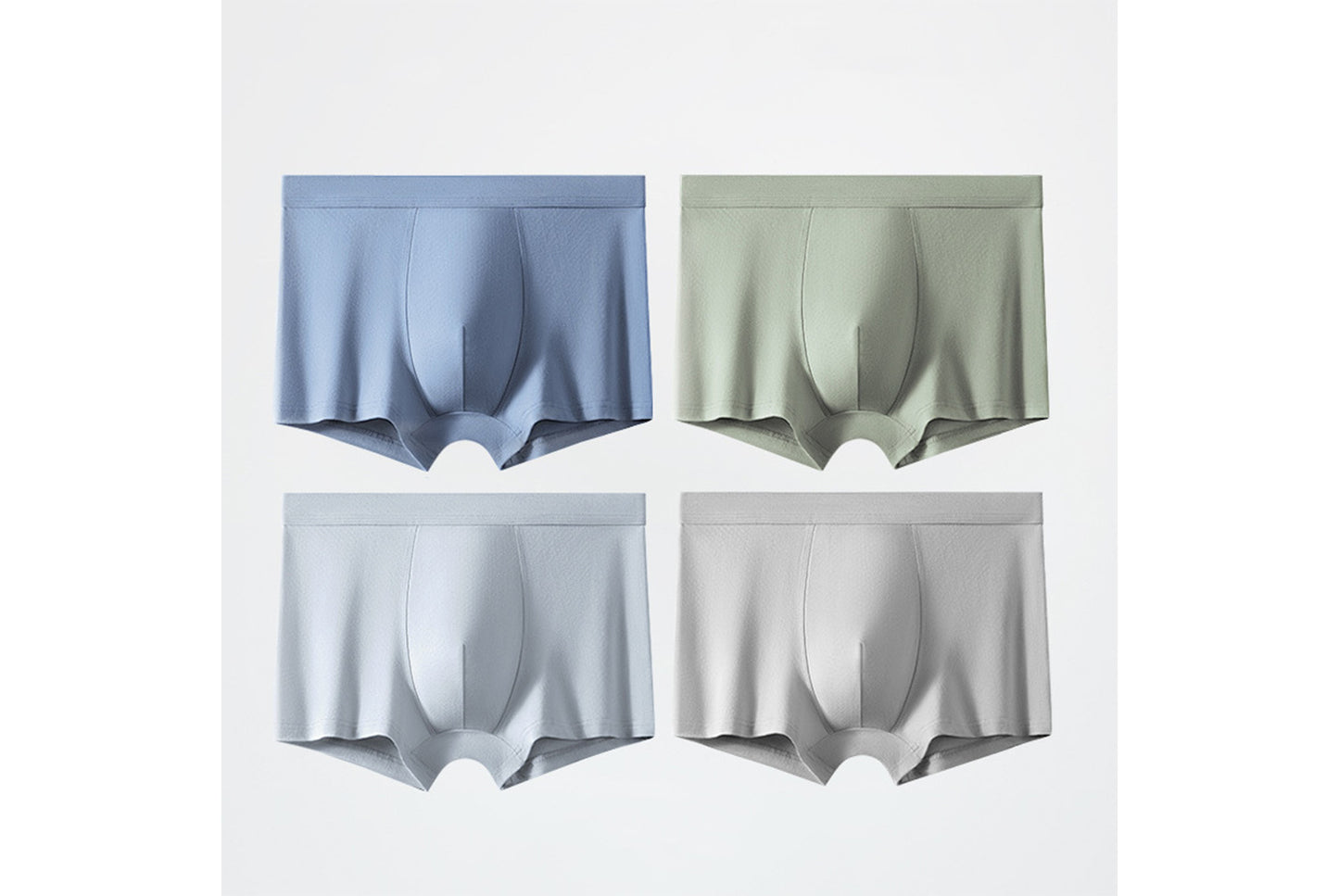 Men's Class A Pure Cotton Boxer Briefs - Mesh Breathable Summer Thin Plus Size