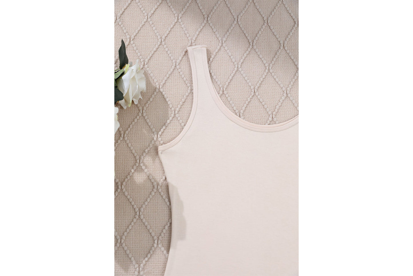 **Summer Solid Color Slip Dress, Long, Waist-Lifting Slimming Dress**