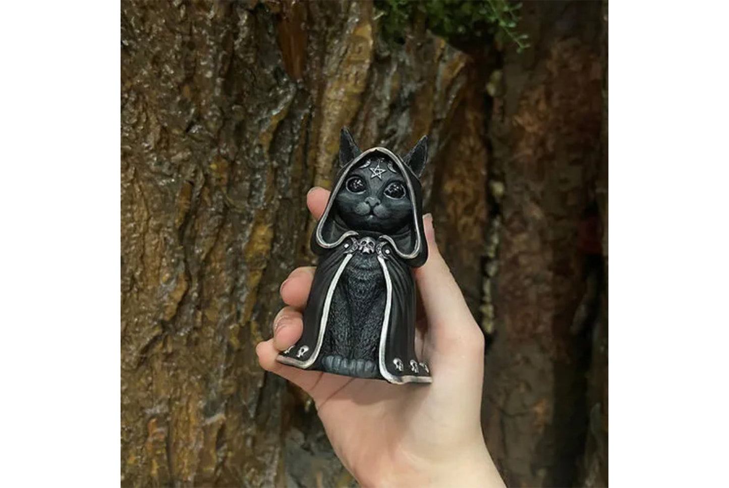 Halloween Mystical Guardian Black Cat Figurine