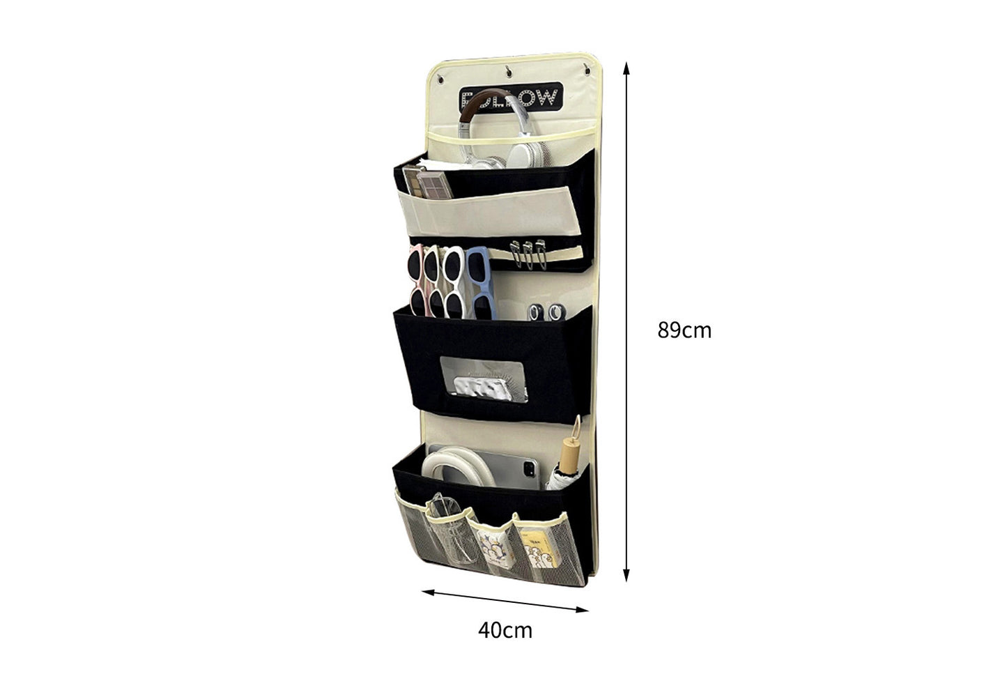 Dormitory wall-mounted storage bag