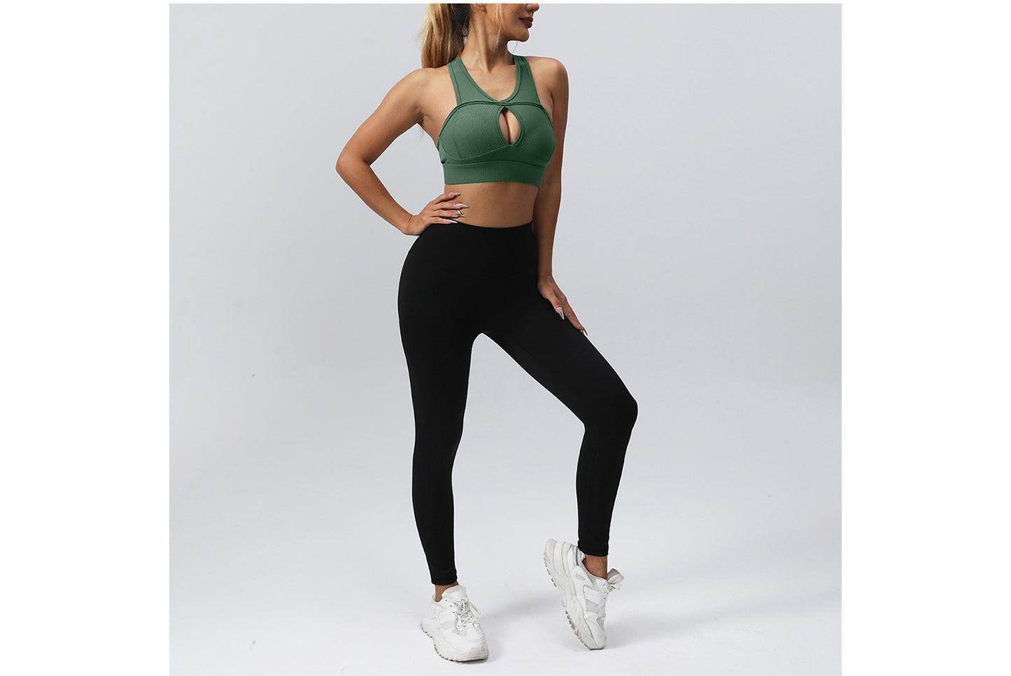 **High-Strength Shock-Insulating Sports Bra (Beautiful Back Yoga Bra)**