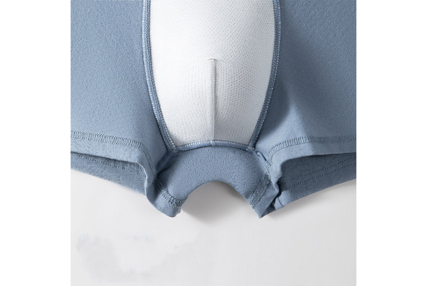 New Men's Class A Pure Cotton Mesh Boxer Briefs