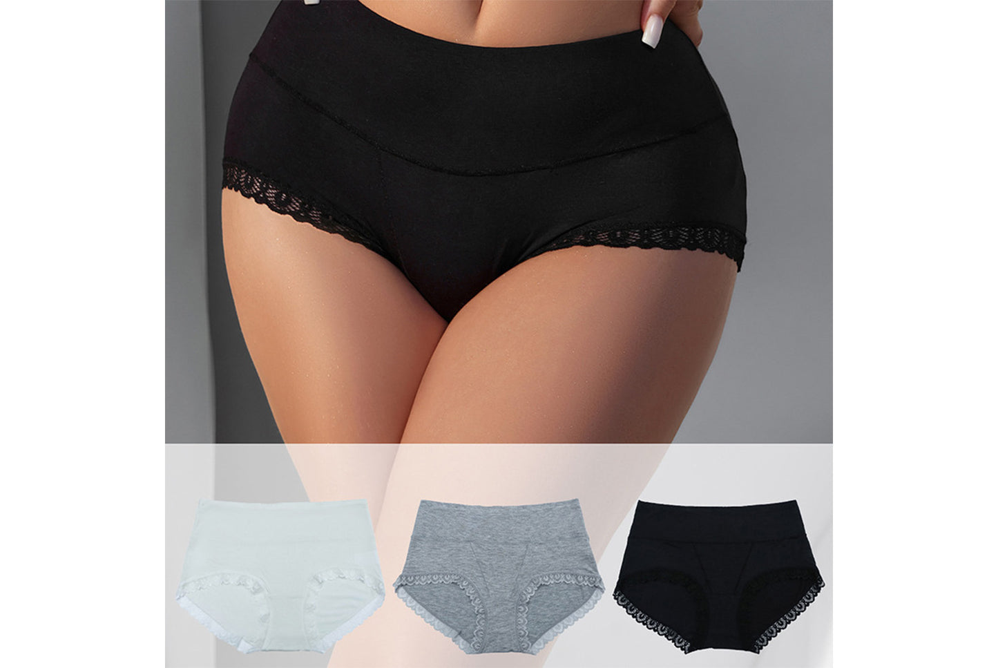 Women's Lace Briefs (Three Colors, Simple and Breathable)