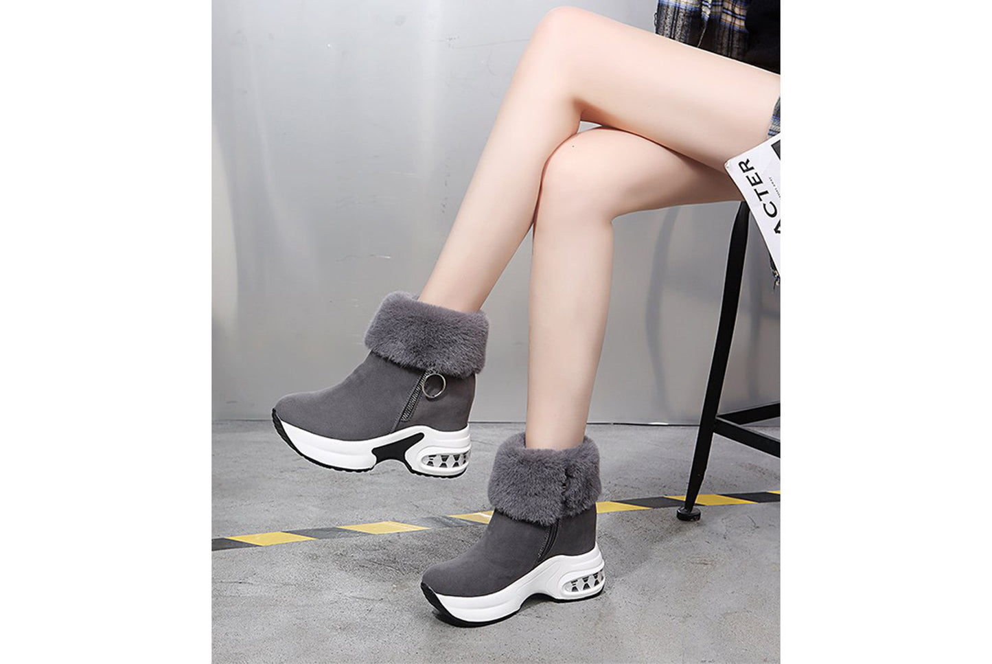 Fleece Lining for Warmth and Height Increase