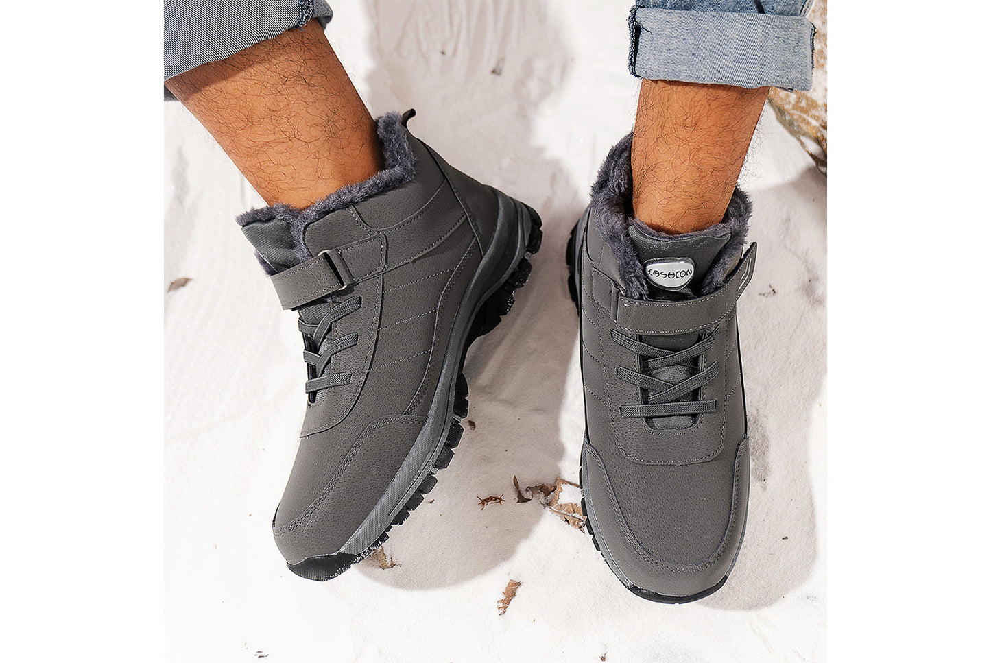 Women's Winter Thickened Anti-Slip Ski Boots