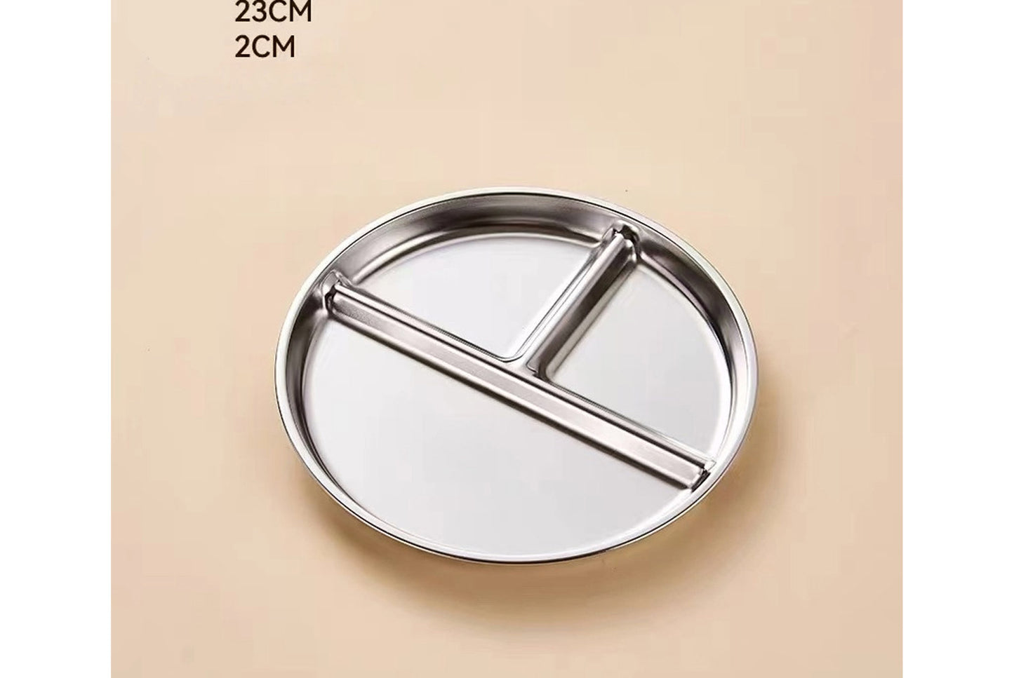 Three-Compartment Dinner Plate (3-Pack)