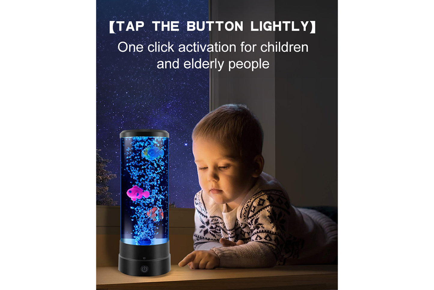 Bedroom Bubble Fish Desk Lamp