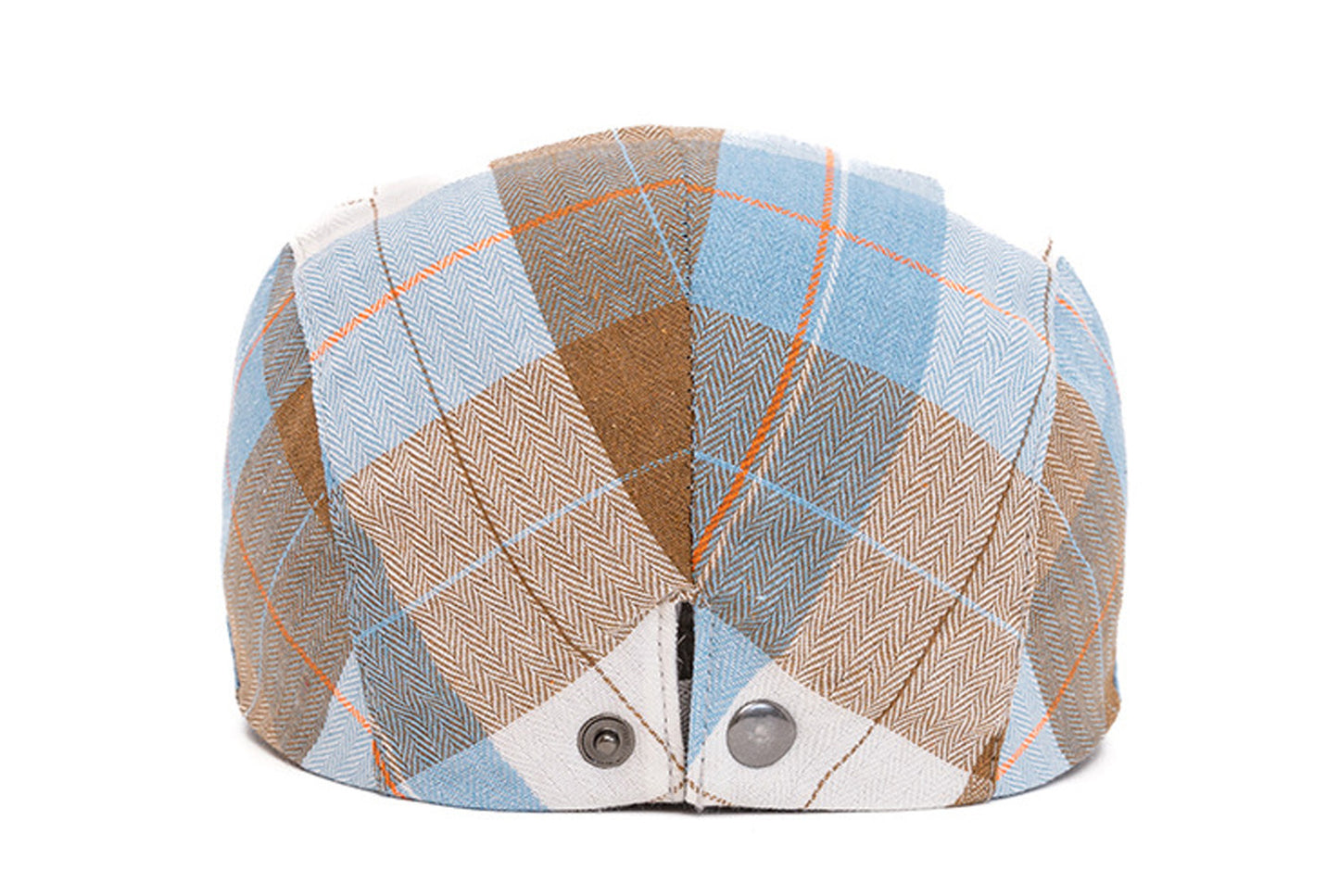 **Colorful Checkered Beret (Adjustable Head Circumference)**