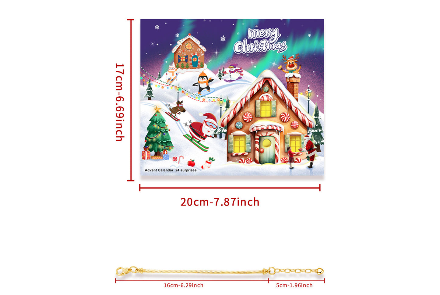 DIY Christmas Bracelet Blind Box Countdown Calendar