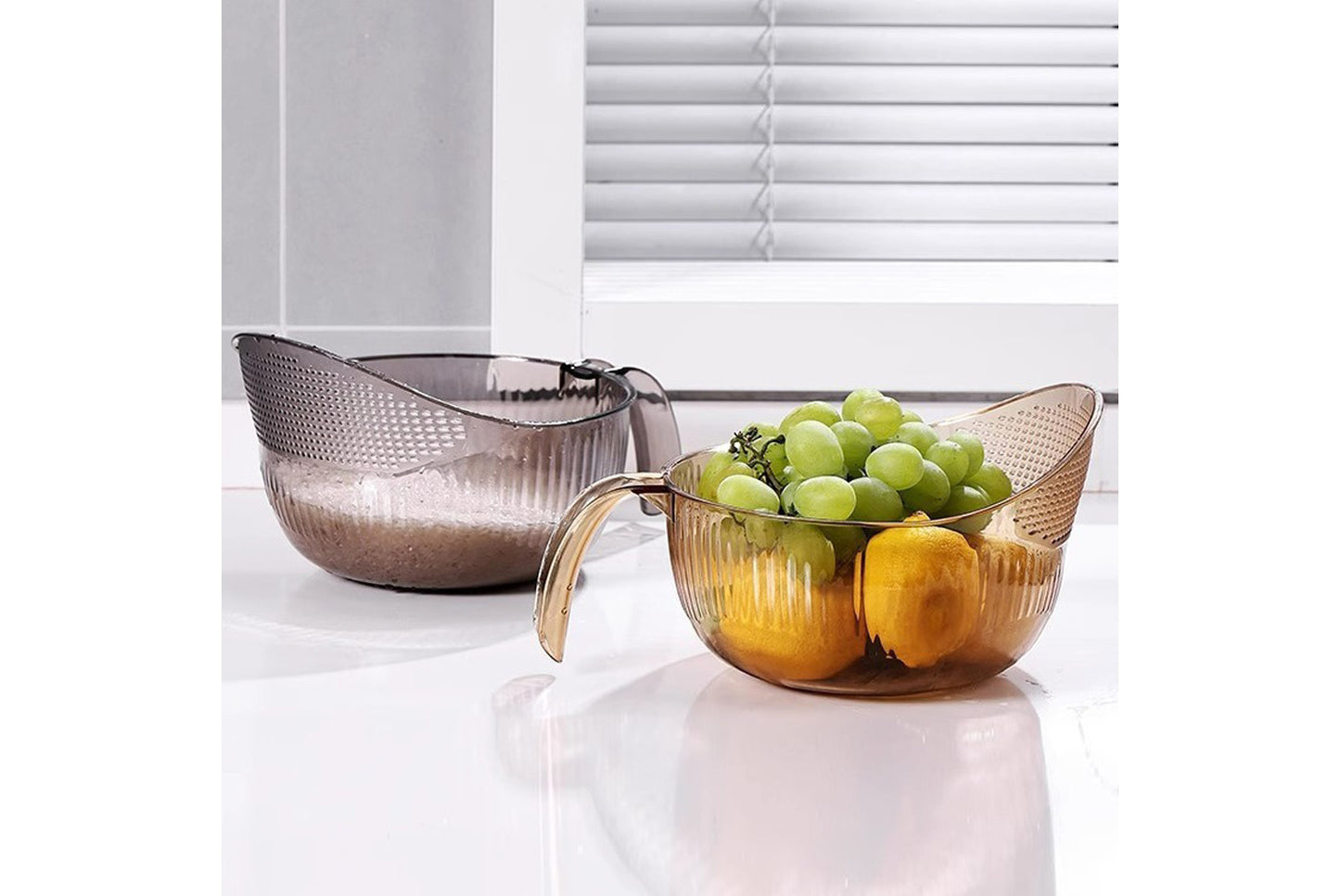 Household rice drain basket