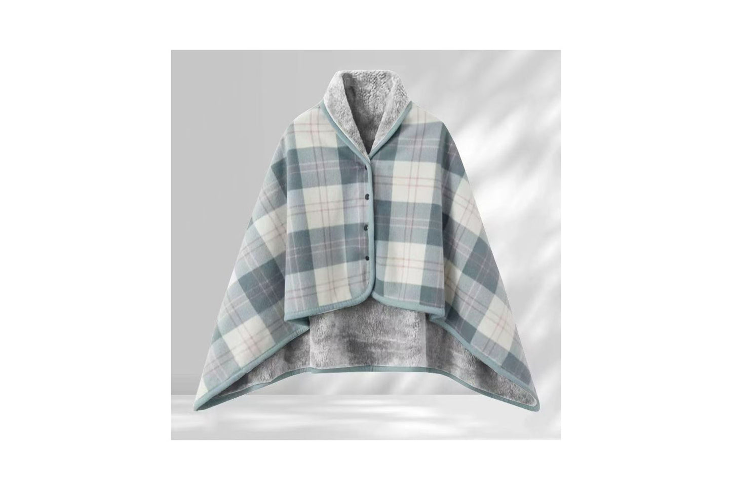 Multifunctional Flannel Shawl Blanket
