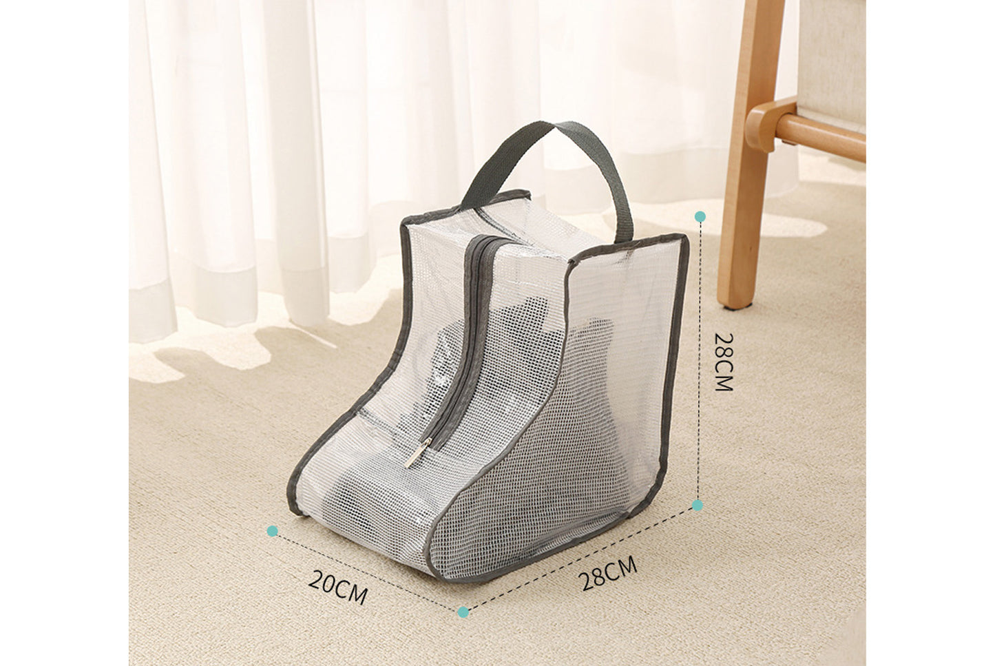 Transparent Waterproof Shoe and Boot Dustproof Bag