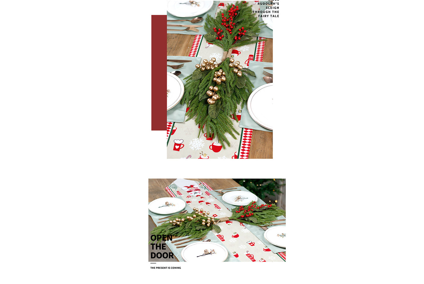 PE Upside-Down Christmas Tree Decoration