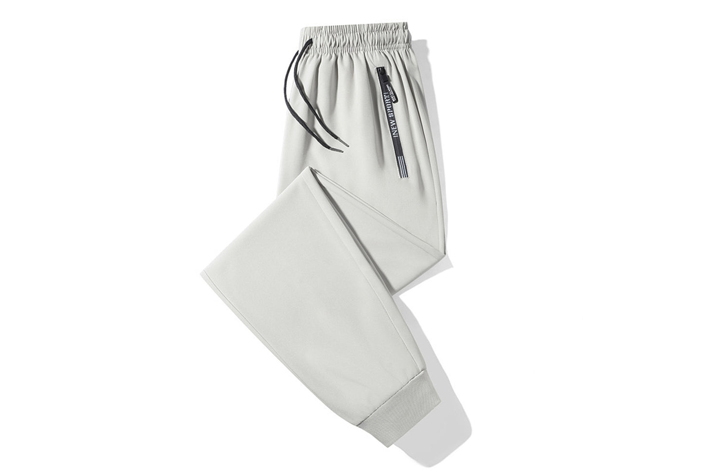**Men's Ice Silk Pants - Cool, Breathable Casual Sweatpants**