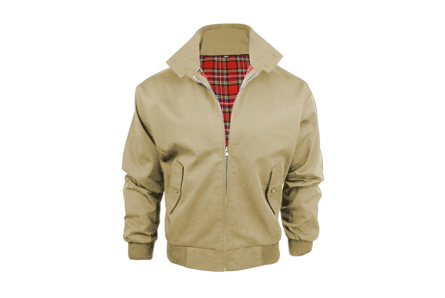 Stand-Collar Harrington Jacket