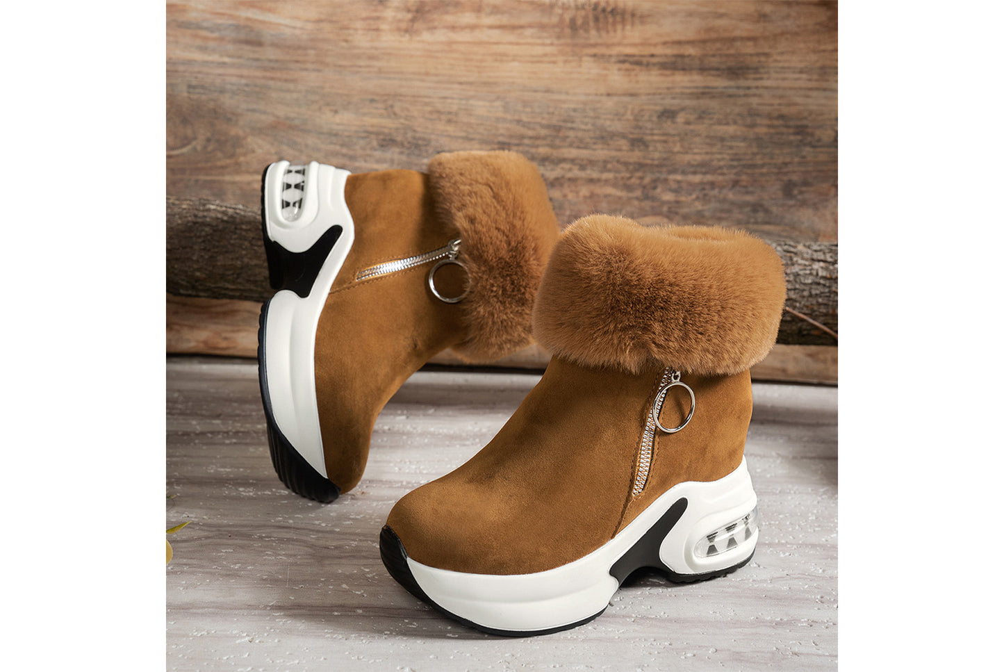 Fleece Lining for Warmth and Height Increase