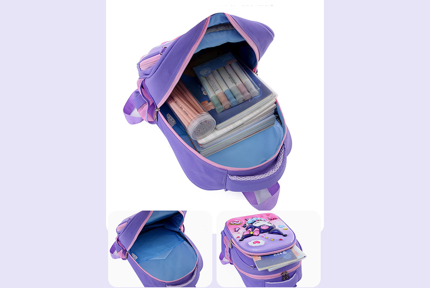 Cartoon Hardshell Kids Backpack