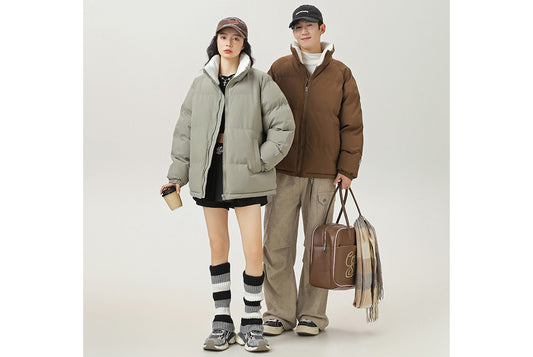 **Men's Winter Hooded Cotton Jacket (8 Colors Available)**