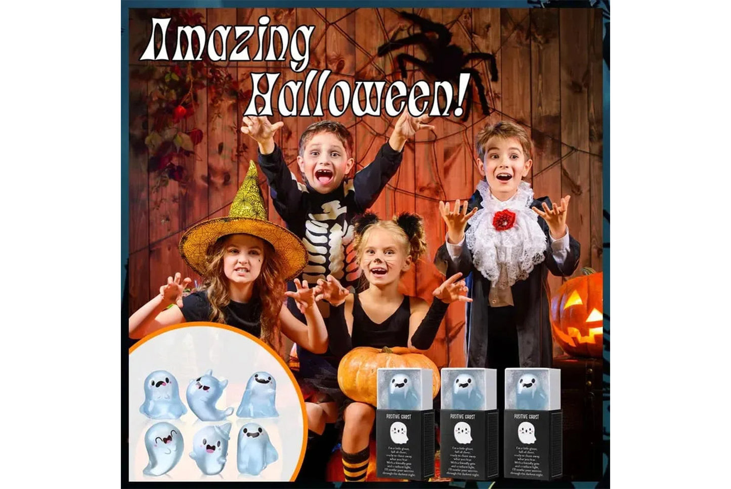 Glow in the Dark Mini Ghost Figures