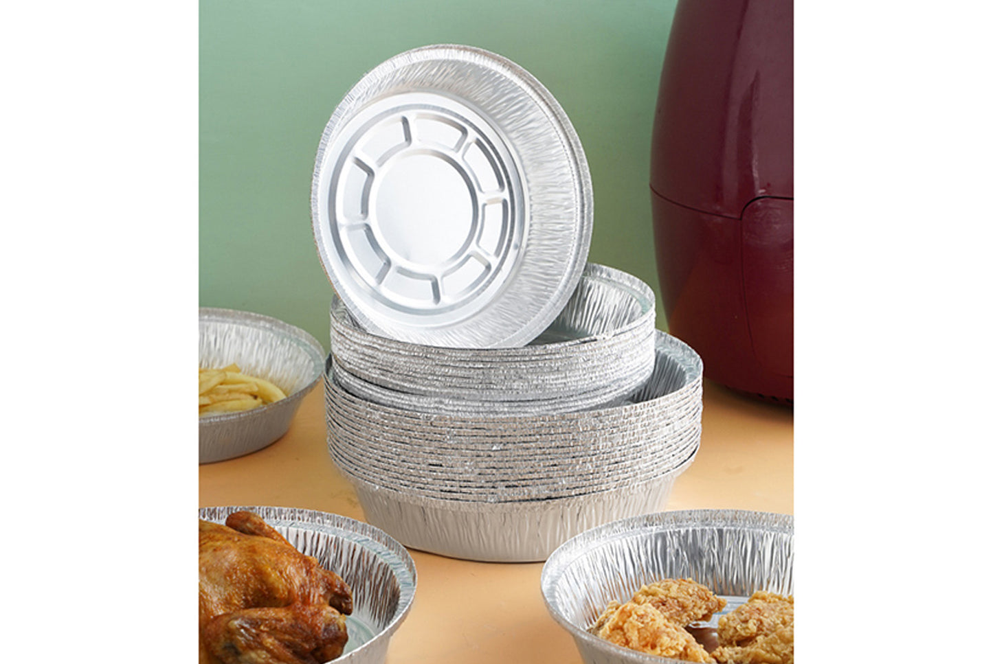 Thickened oven tin foil tray