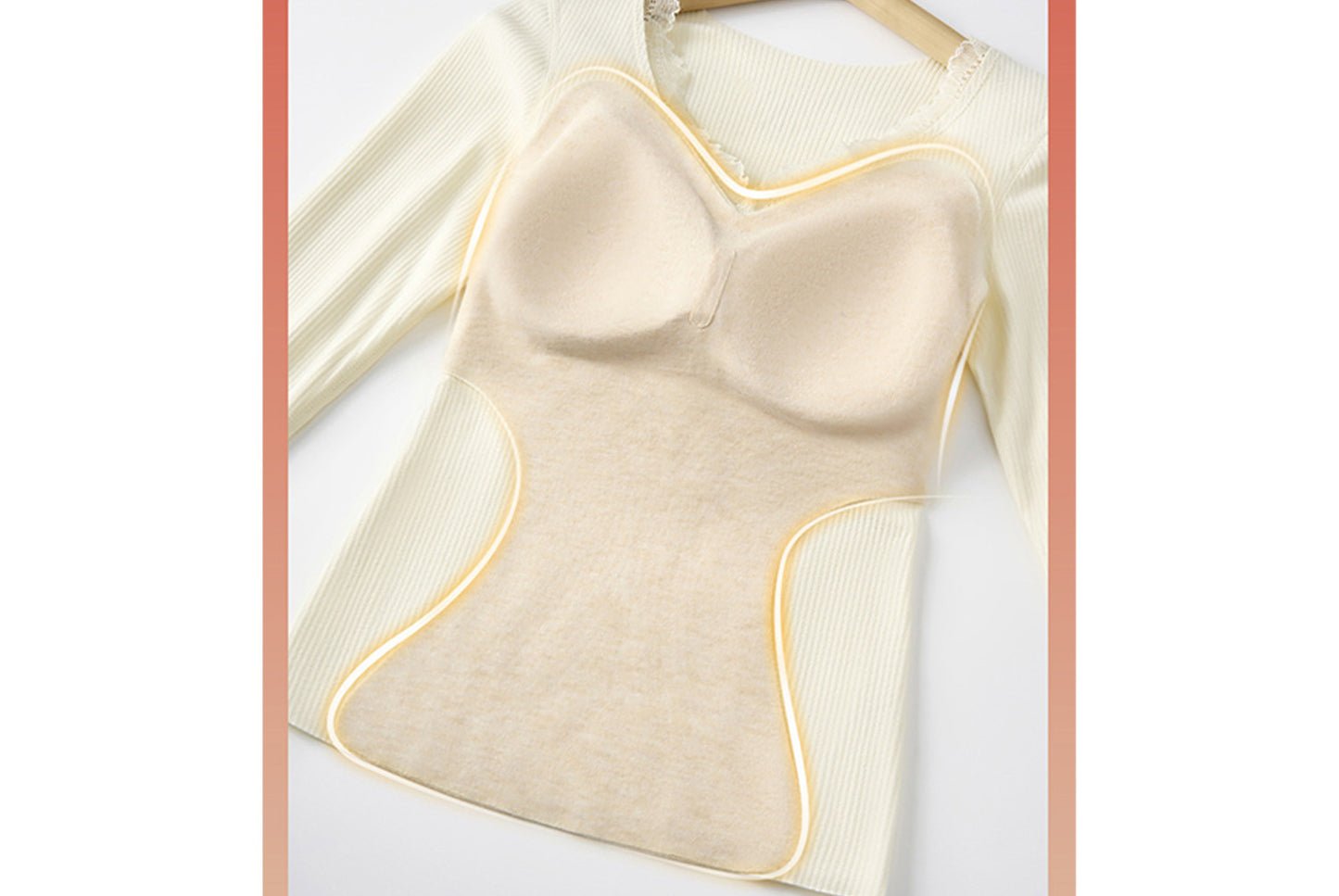 **Women's 7A Antibacterial Thermal Bra Set (Fixed Cup)**