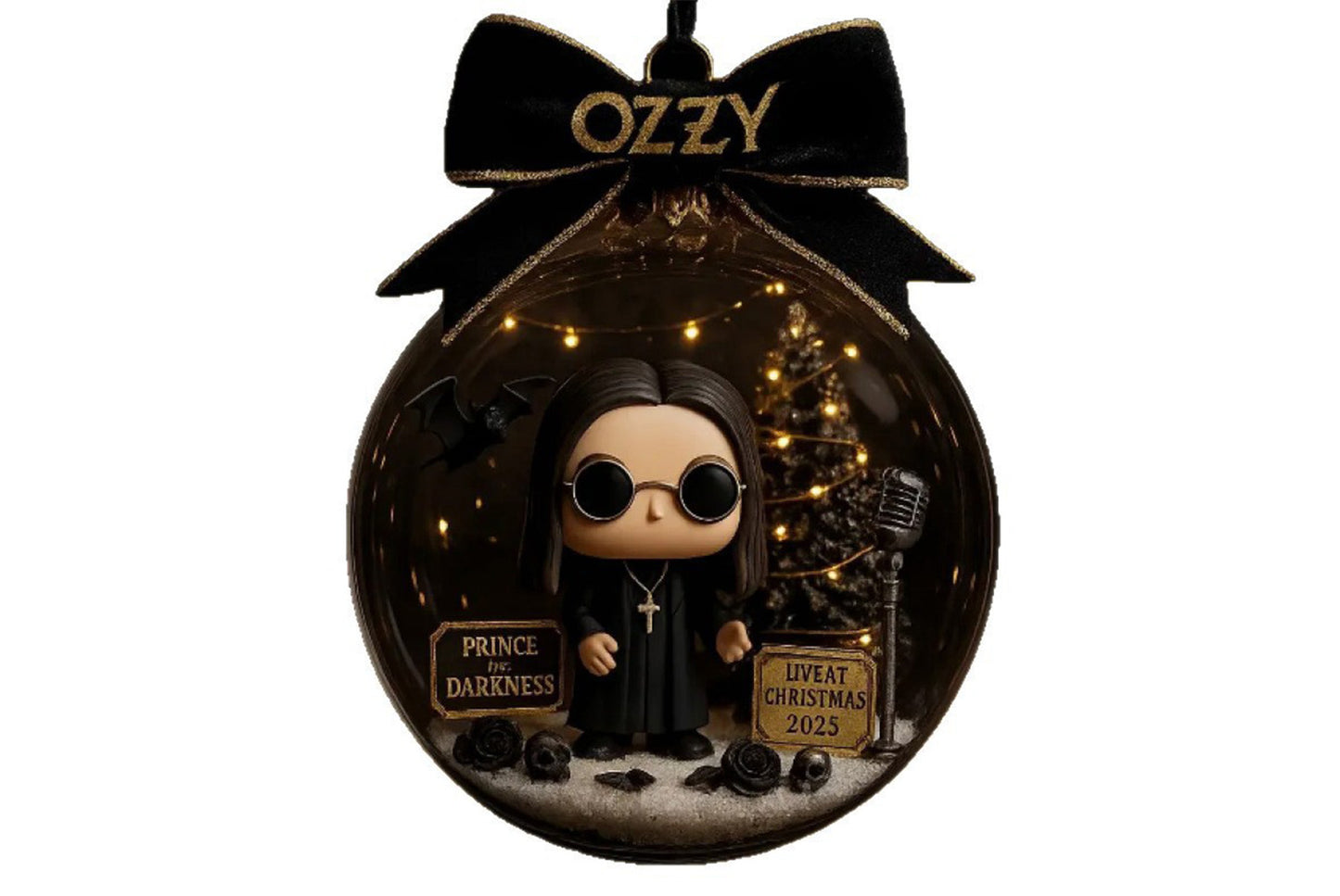Ozzy Osbourne Christmas Tree Decoration