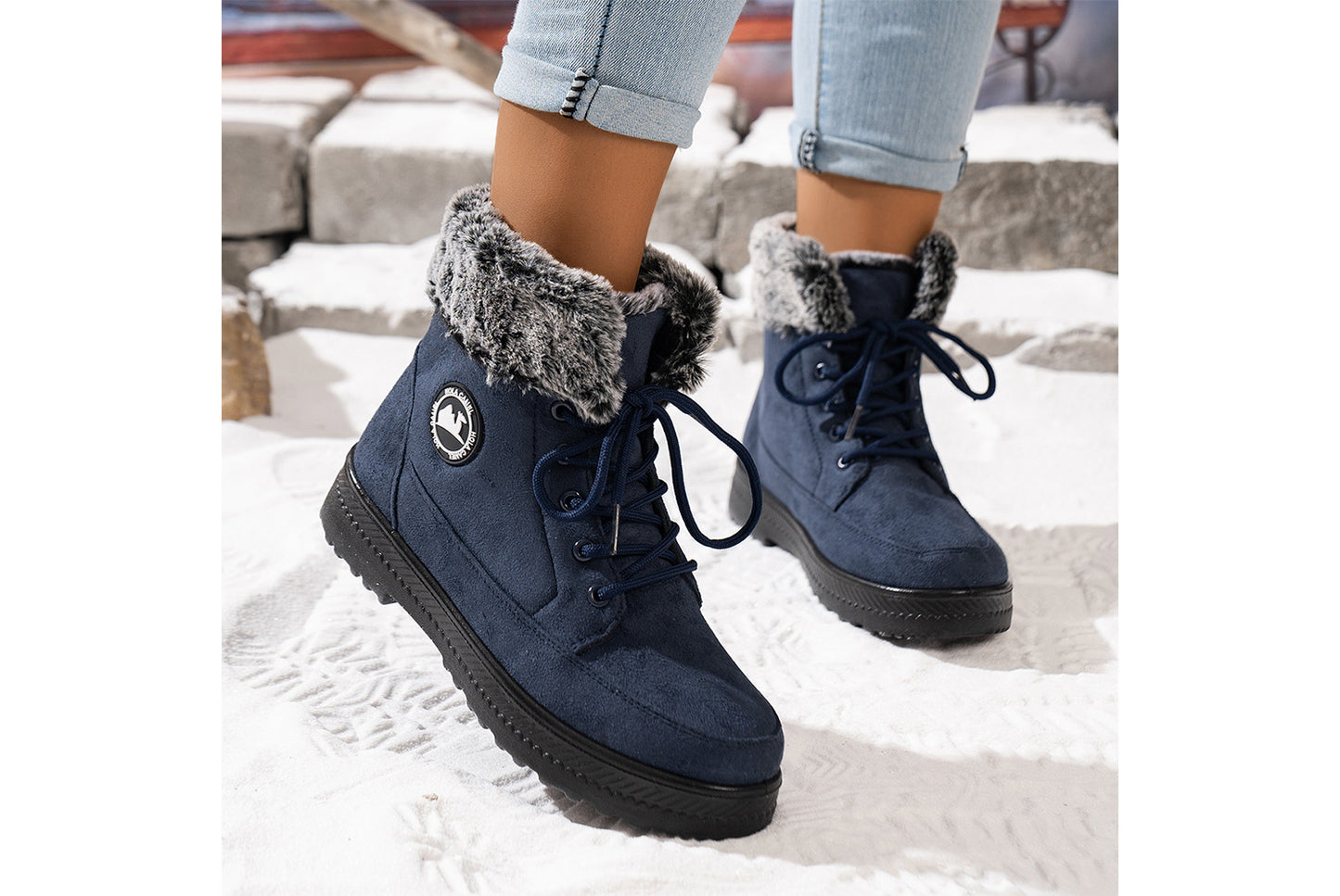 Women's Winter Thickened Long Snow Boots