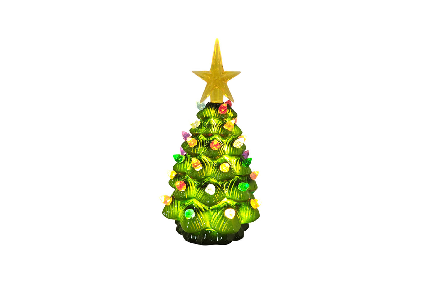 LED Retro Ceramic Christmas Tree Light