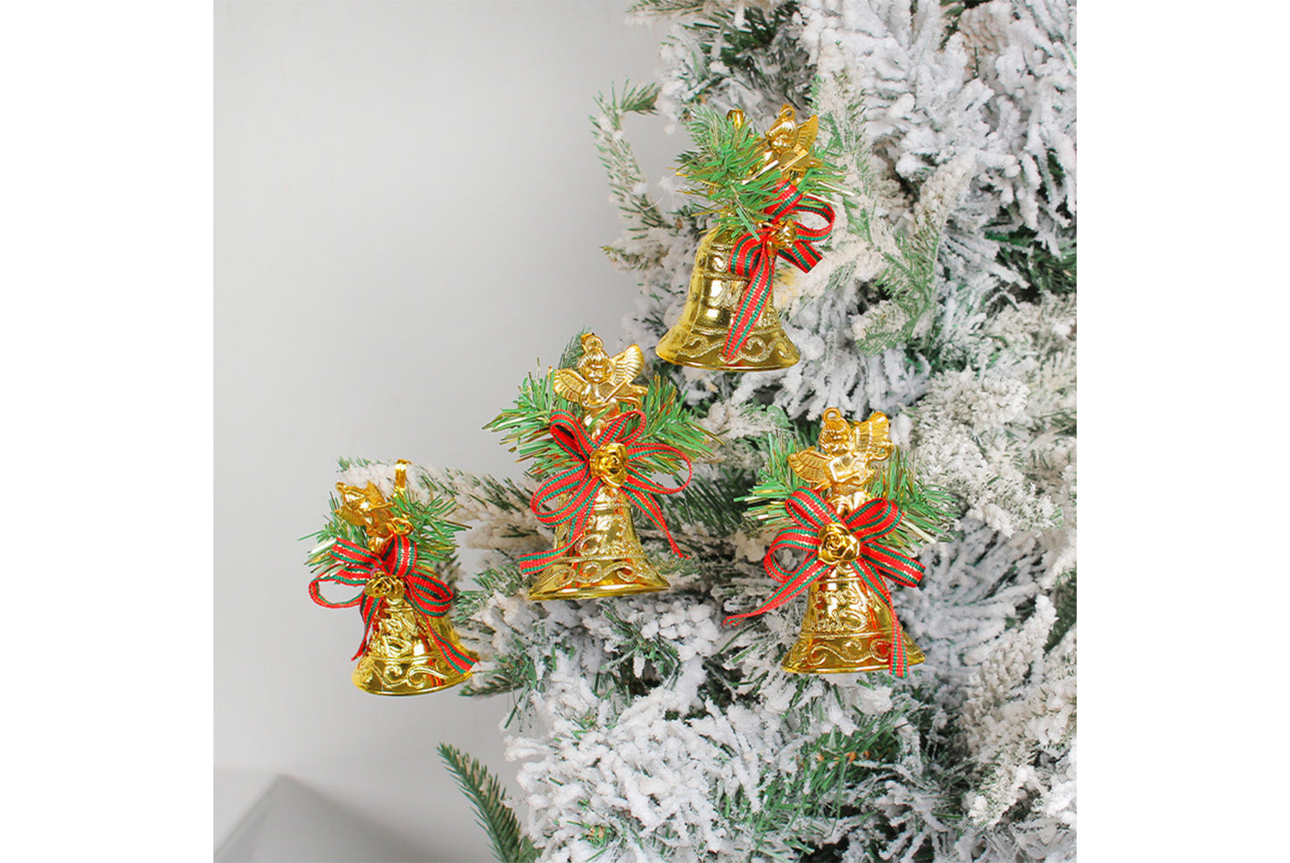 Christmas Bell Pendants - Golden Bell Christmas Tree Ornaments