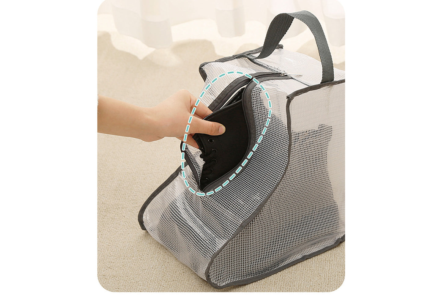 Transparent Waterproof Shoe and Boot Dustproof Bag