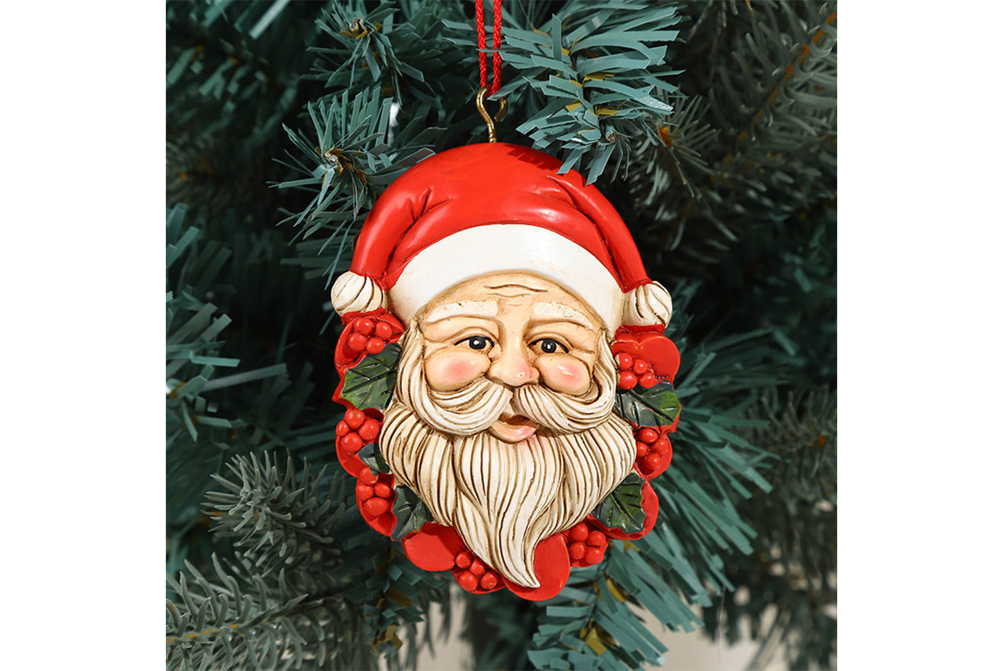 **Resin Christmas Tree Ornament Set**