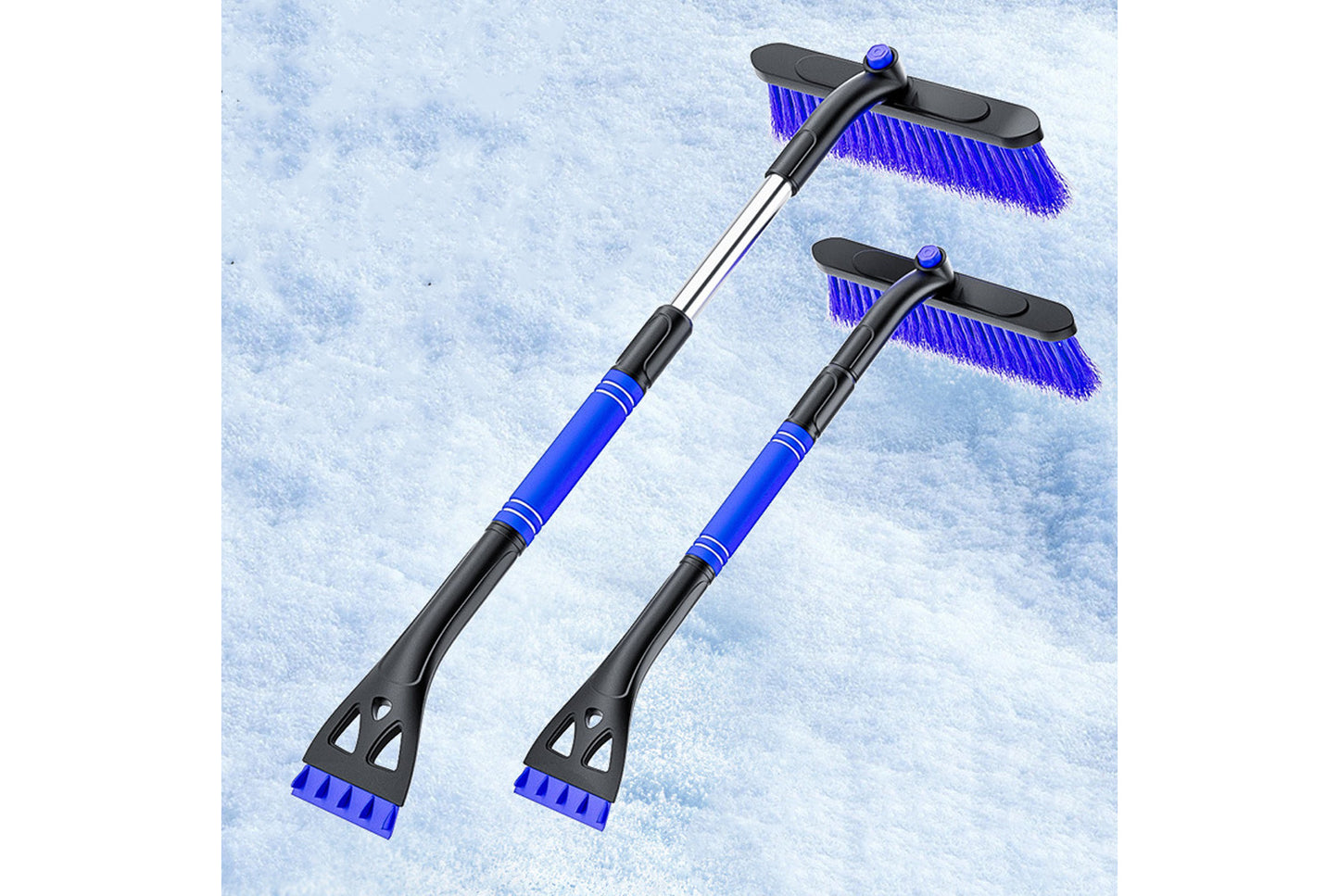 **3-in-1 Car Snow Shovel | Extendable De-icing Tool**
