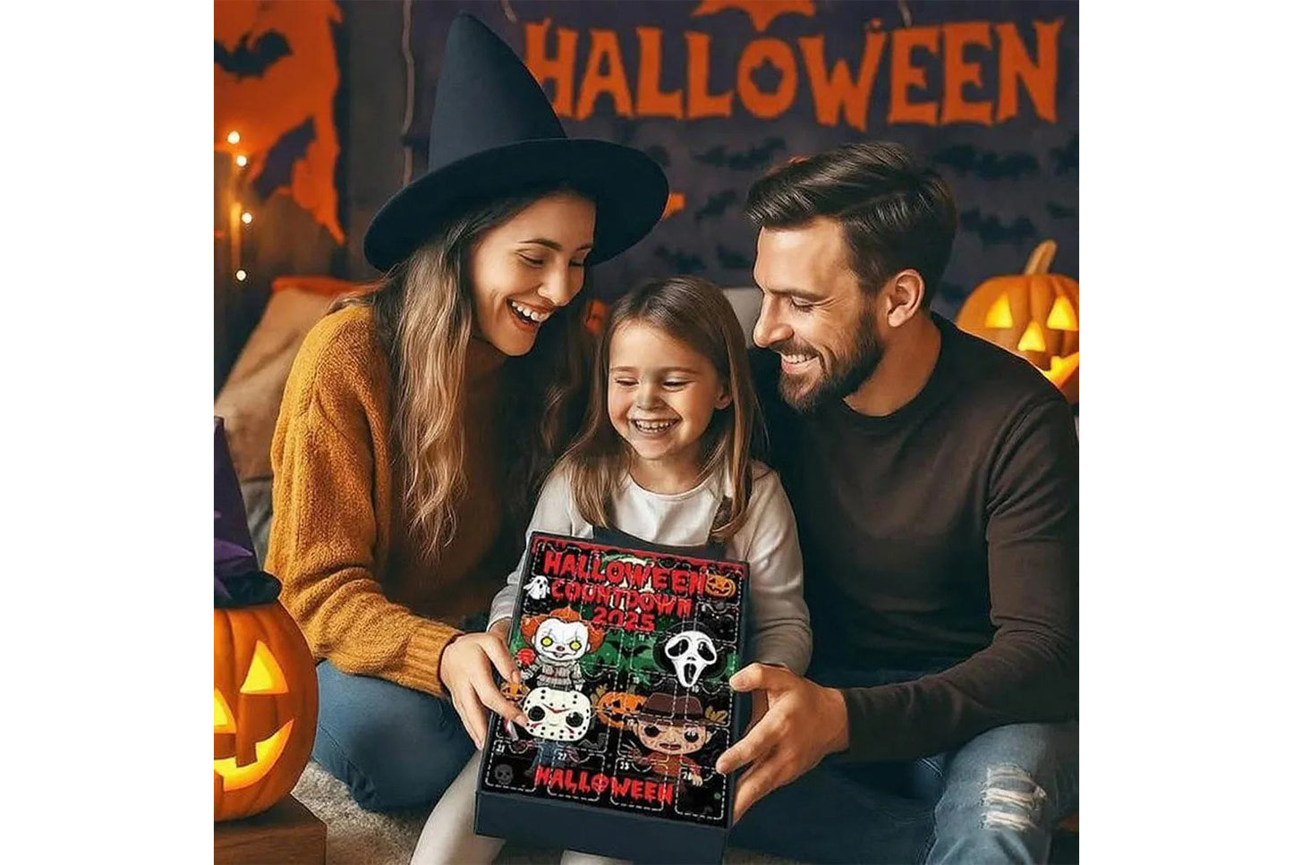 2025 Limited Edition 24-Day Horror Movie Character Advent Calendar