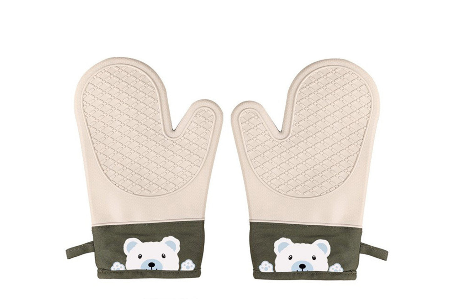 Thickened Silicone Heat-Resistant Gloves