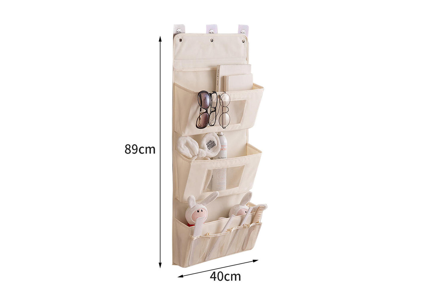 Dormitory wall-mounted storage bag