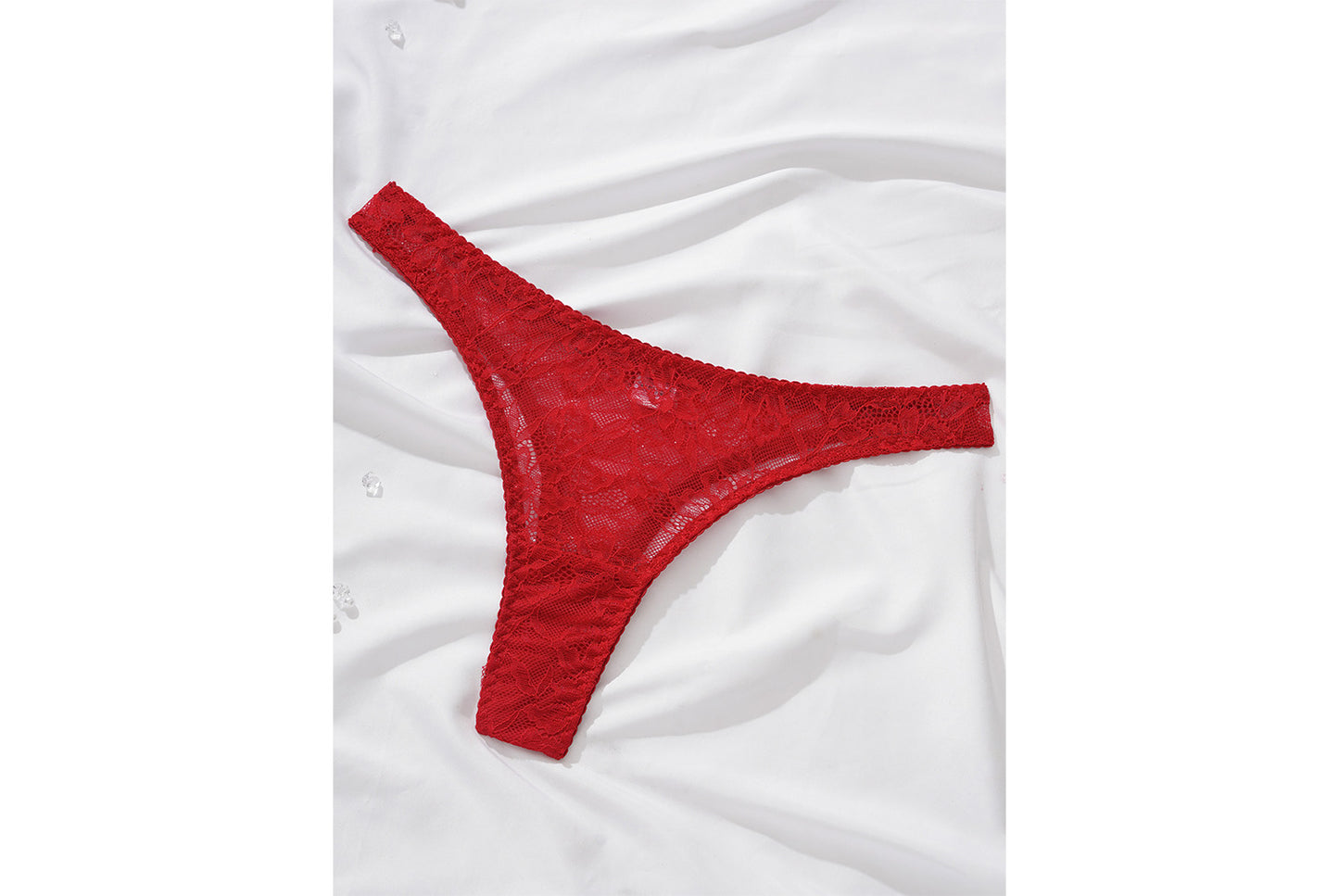 **Lace Floral Fishbone Bra Set - Sexy Sheer Two-Piece Bra**