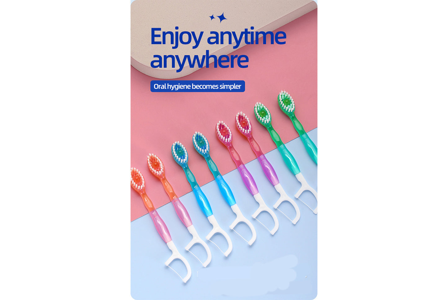 Blasting bead toothbrush portable set