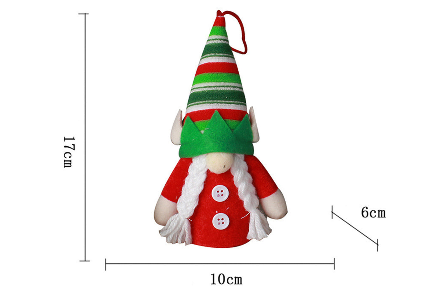 Faceless Old Man Deer Antler Doll Ornament