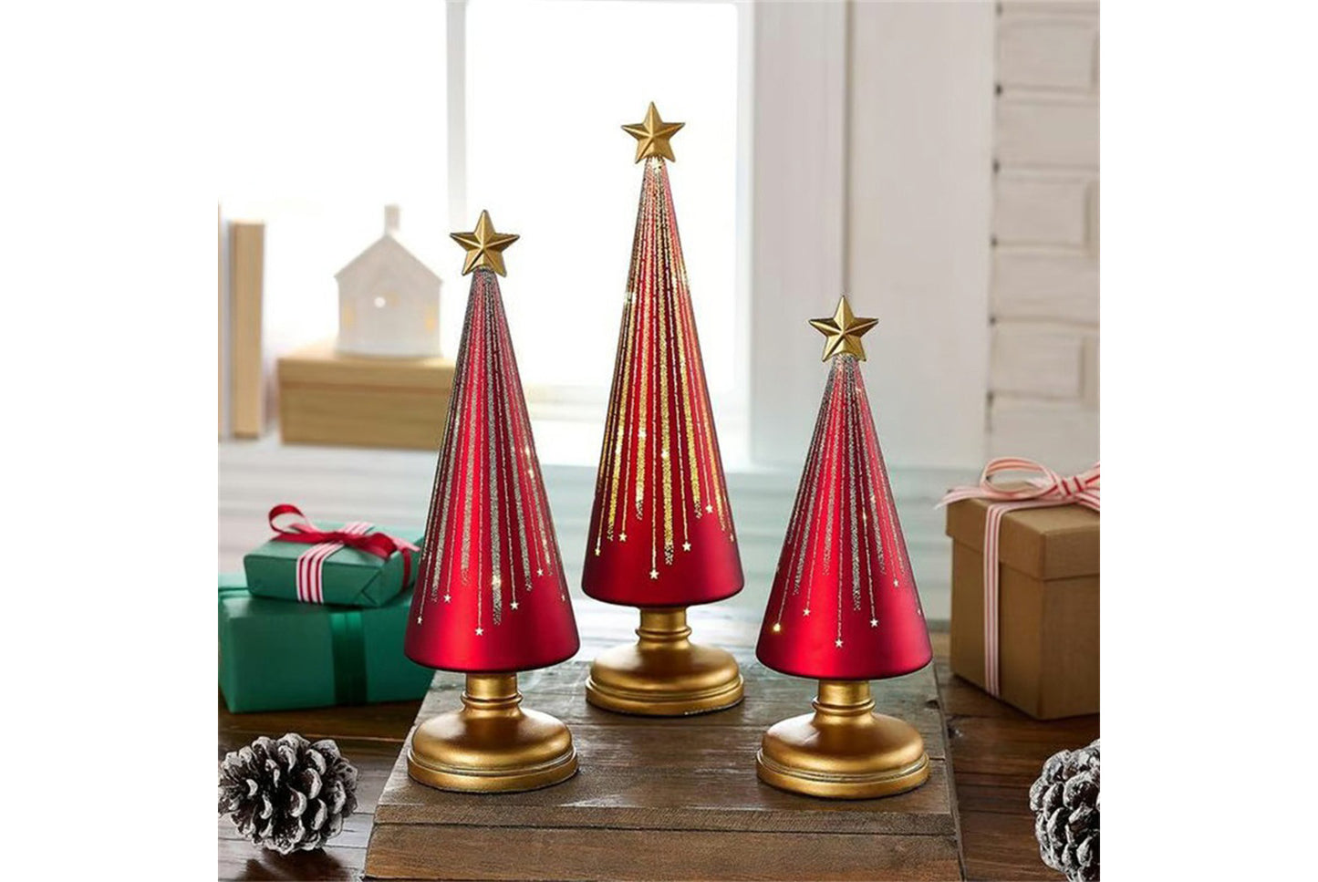 Valerie Parr Hill Starry Night Christmas Tree Ornaments