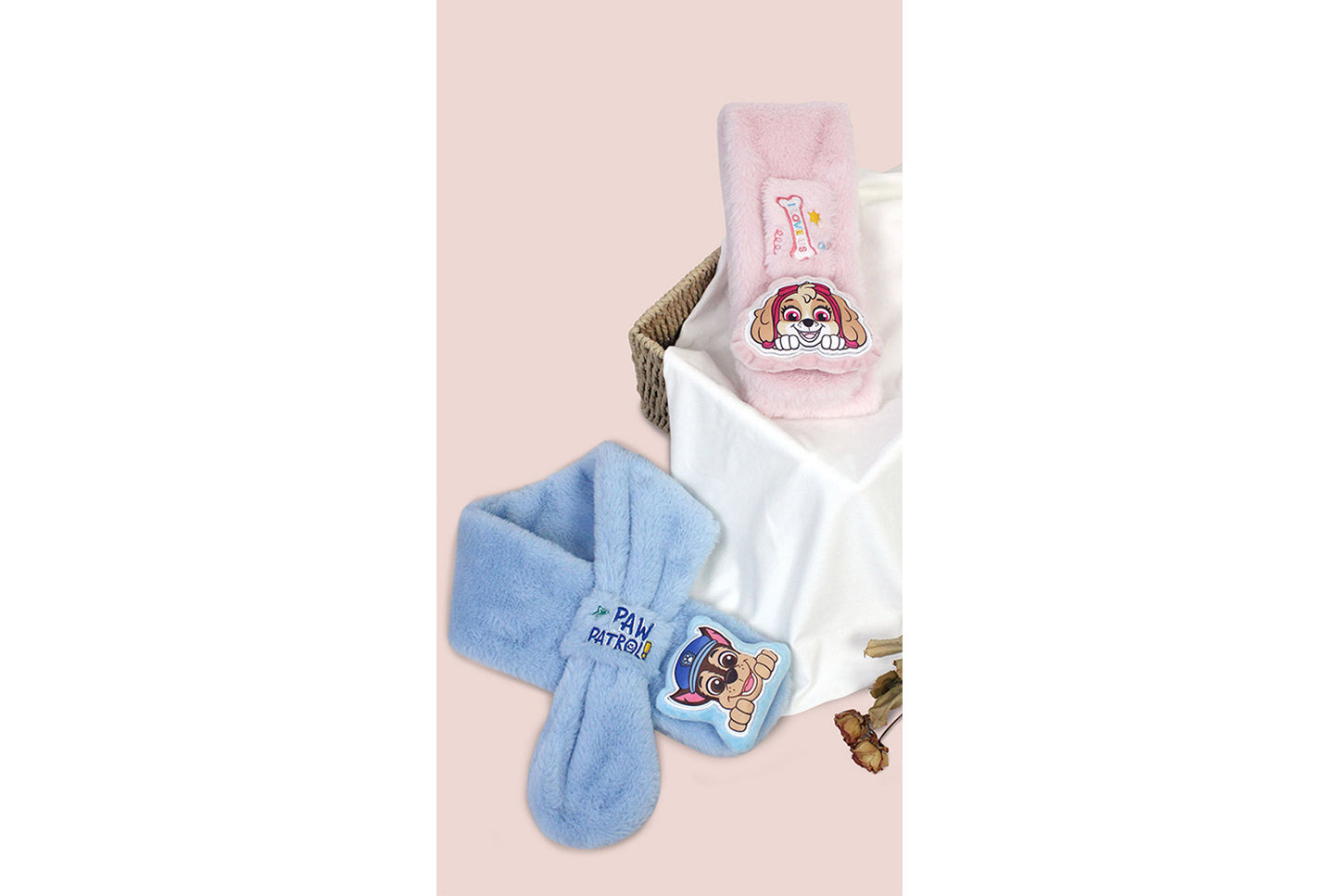 **Paw Patrol New Year Red Children's Warm Scarf (Adjustable)**