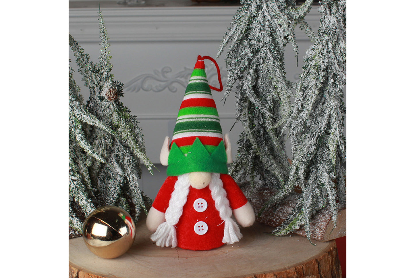 Faceless Old Man Deer Antler Doll Ornament